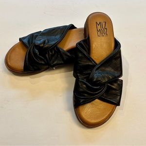 Miz Mooz Mars Black Sandals (Size 36)